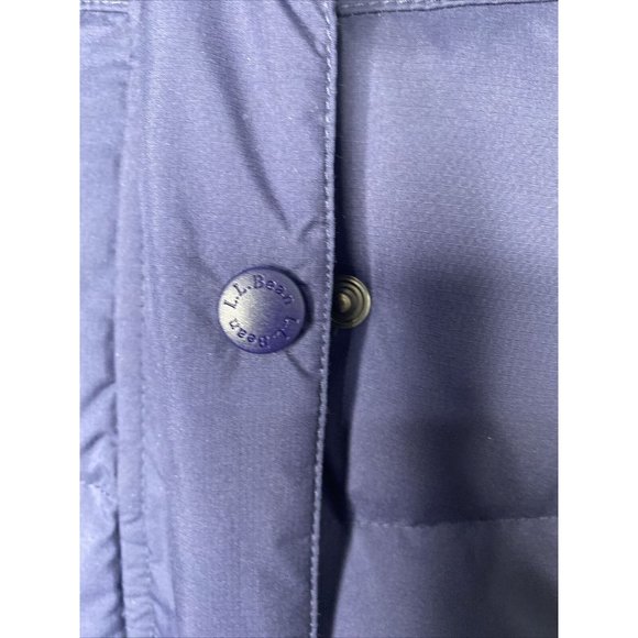 LL Bean DownTek Down Puffer Jacket Womens Size M Navy Blue Pertek Classic 295967 - Picture 6 of 10